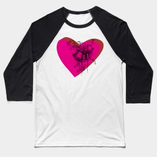 Bell - in love heart Baseball T-Shirt